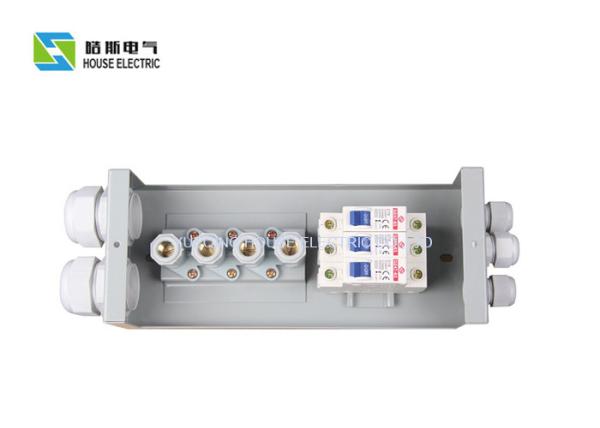 Street Lighting Pole Fuse Box / 3 Pole Lighting Terminal Box With 3P