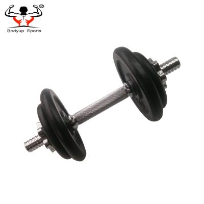 Multi Weight Adjustable Fitness Equipment Dumbbells With Durable Cast Iron Plates Covered