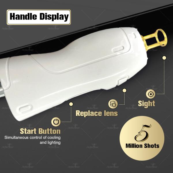 Двойная 755nm Александрит/1064nm Nd YAG лазерная эпиляция