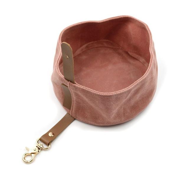 Складная навощенная плита собачьей еды перемещения шаров фидера любимца холста на открытом воздухе портативная