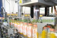Machine de remplissage industrielle de jus de fruit avec rincer le capsulage remplissant