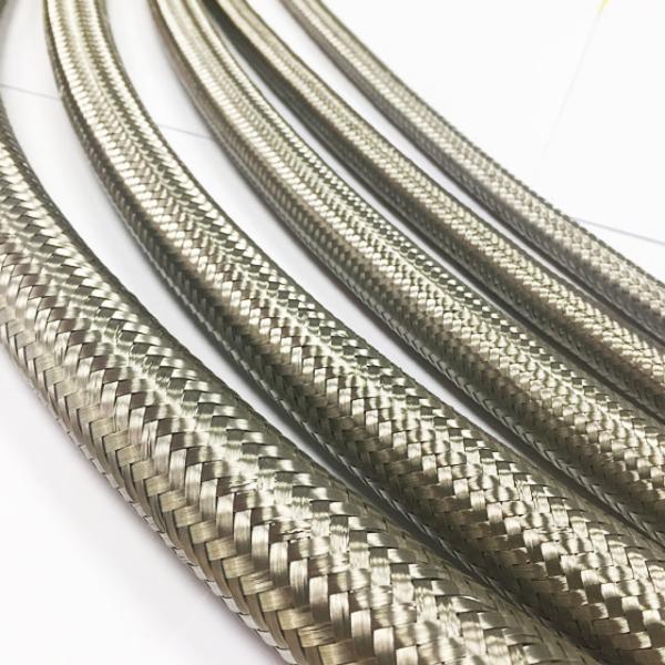 Flame Resistant AISI 304 Domestic PTFE Braided Hose For Automobiles