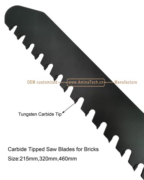 Carbide Tipped Saw Blades for Bricks Size:215mm,320mm,460mm,Reciprocating