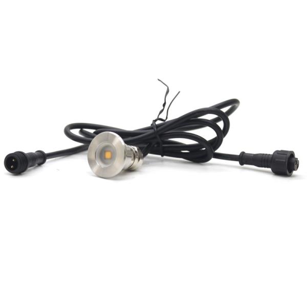 In Ground Outdoor Round 1W 12V Led Deck Step Lights