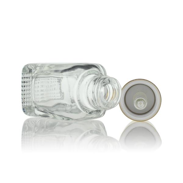 Petite bouteille en verre de sérum 20ML Clear Dropper Mini Conteneurs