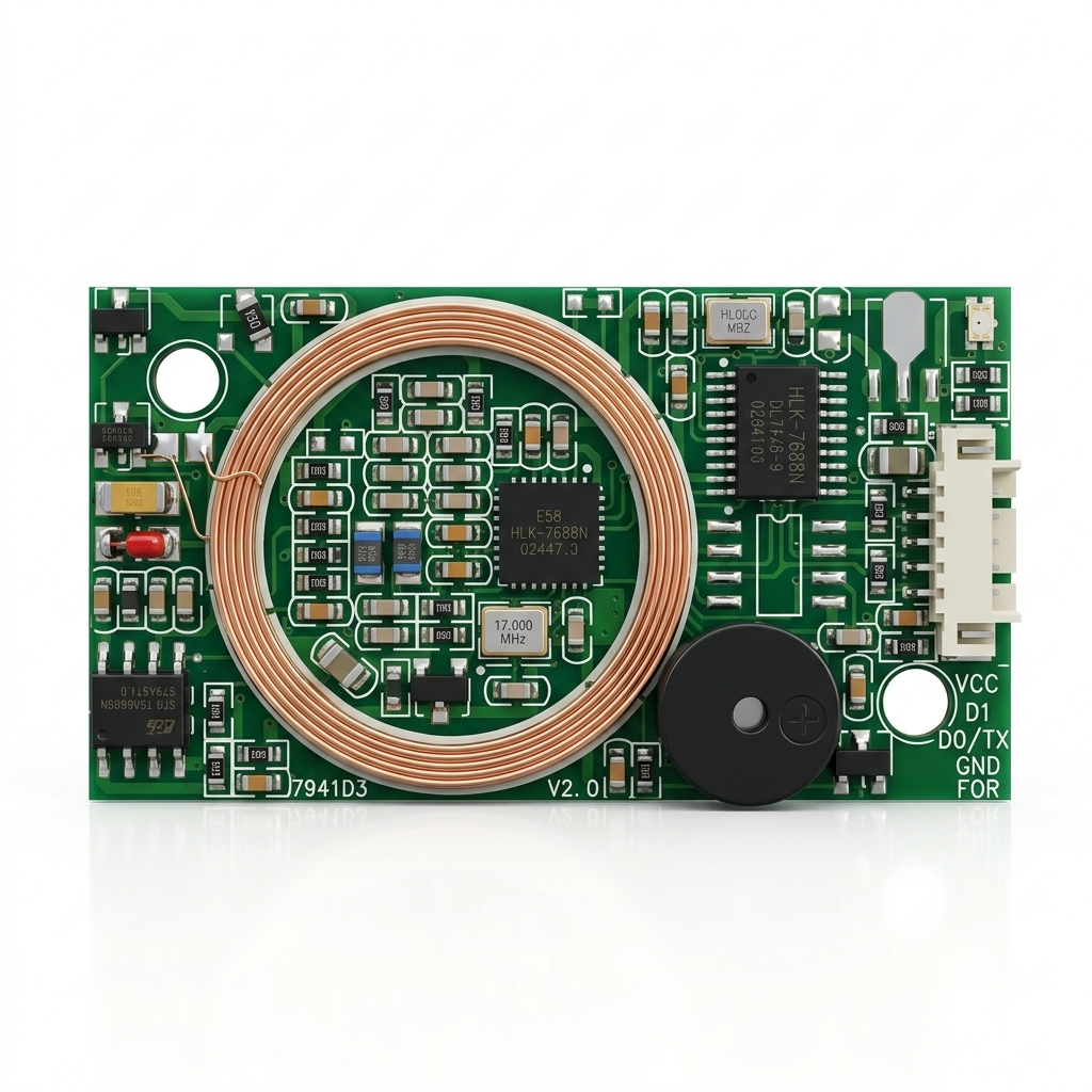 JP-7941D3 Dual Frequency RFID Reader Module 5V/12V Optional Wiegand UART USB