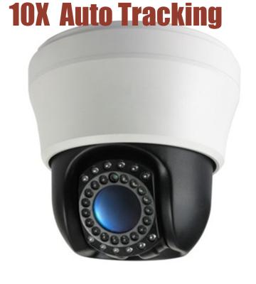 Sony CCD 700TVL Auto Tracking 30m IR Mini High Speed PTZ Dome Security Camera