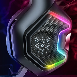 Onikuma K10 pro New PC Wired Gamer Headphones With RGB Light Gaming Headset for PS4