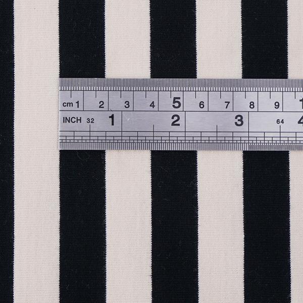 Sweat Absorbing Cotton French Terry Fabric Striped Knitted Cloth For Hoodie