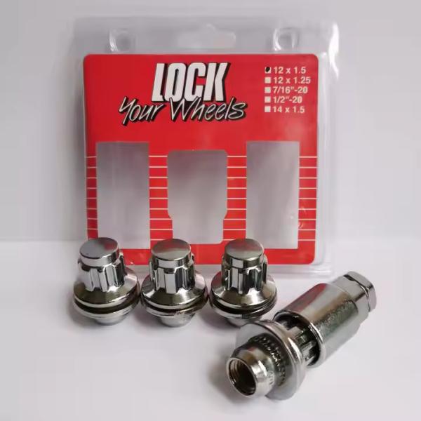 Safe Silvery Wheel Lug Nuts 37mm Length ANSI/ASME Certification