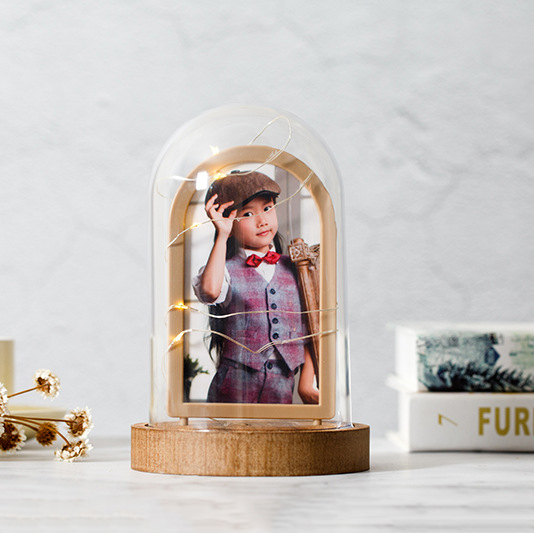 Sublimation LED Photo Frame With Glass Cover Personalized DIY Blanks Picture Frame Display