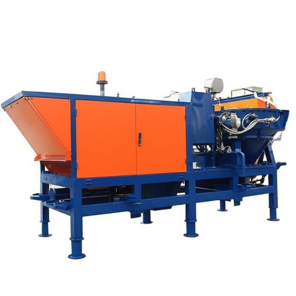 Underground Shotcrete Machine with 15 KW Motor Power 3660x1450x1750mm Size and 12 Months Warranty for Mining and Tunnel Projects