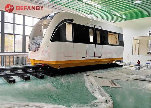 Моторизованная вагонетка рельса переноса индустрии электрическая отбуксированная