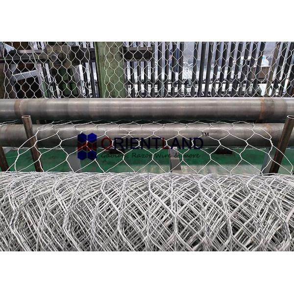 80×100mm Double Twisted Gabion Mesh Sheets Rolls