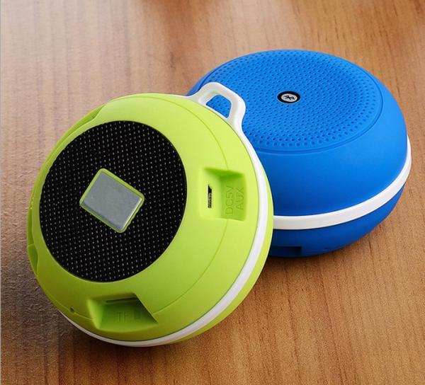 Stereo Sound Sports Music Bluetooth Speaker, BND Outdoor Wireless Speaker With Carabiner For Corporate Gifts