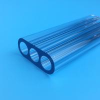O cério lustrado furado triplicar-se do tubo de fluxo do laser lubrificou a cor transparente de quartzo