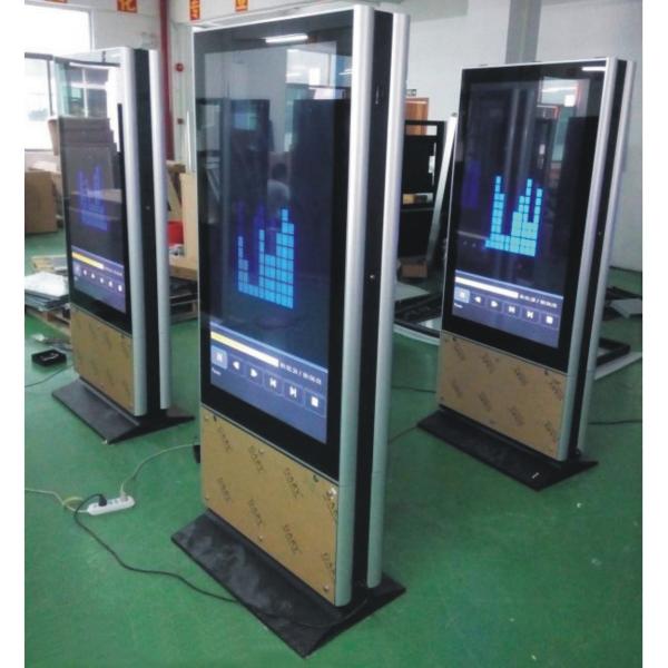 FHD 1920x1080 Outdoor LCD Displays 55'' Floor Standing Double Sided Digital Signage