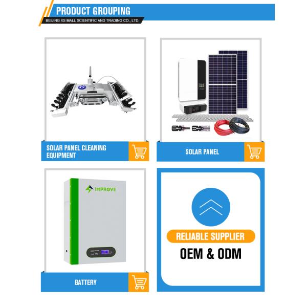 Робот панели солнечных батарей дистанционного управления очищая фотовольтайческий для домочадца коммерчески 550mmL