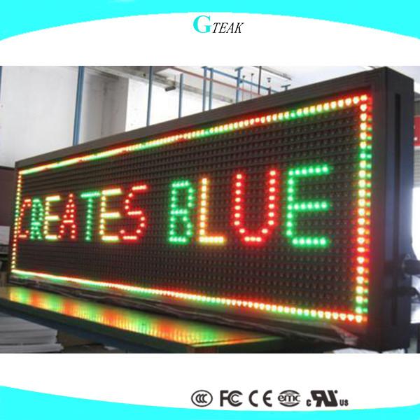 Epistar LED Chip Semi-outdoor Remote Control Car LED Display Screen Message Board for B2B Distribution