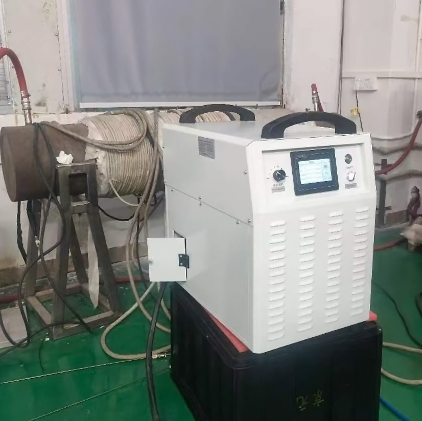 40kw IGBT Air Cooling Induction Heater for Post Weld Heat Treatment with Uniform Heating