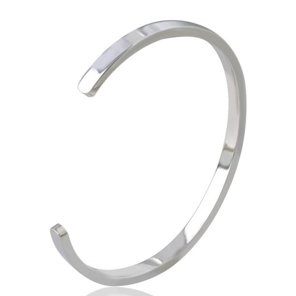 Stainless steel open bracelet, Custom Inspirational Jewelry Fashion Stainless Steel Cuff Bangle Bracelet