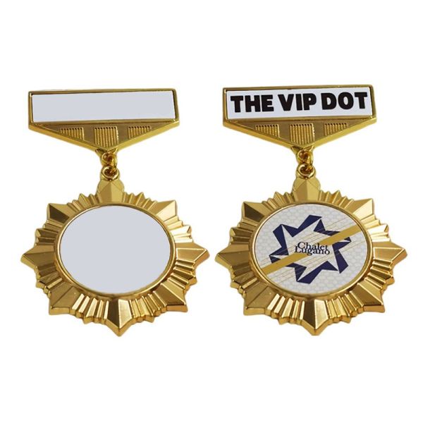 Sublimation Medal Blanks Personalized Blank Gold Pin Medals