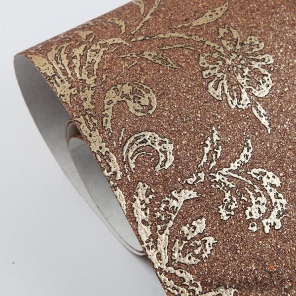 HML8A004 Interior Wallpaper 0.53*10M , High End Wallpaper Non-woven Paper Material