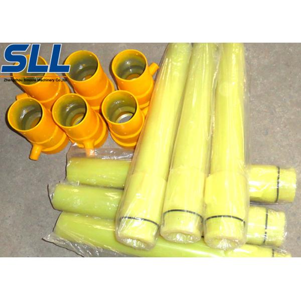 Concrete spraying equipment parts shotcrete nozzle placed on the spray head seat