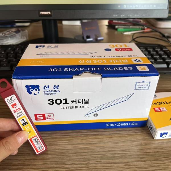 0.38mm Thick 9mm Knife Blades Long Lasting Performance In Cutting Paper