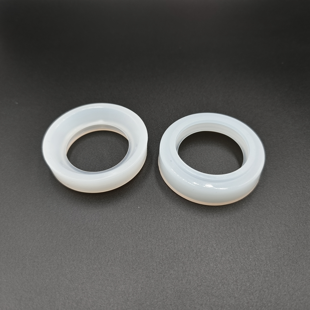 Food Grade Custom Silicone Gaskets Tear Resistant 90 ShoreA Custom Made Rubber Seals