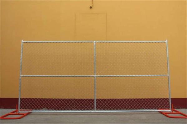 chain link temporary construction fence panels 6FT X 10F Mesh 2 3/8  x 2 3/8 ( 60mm x 60mm ) x 12 gauge wire