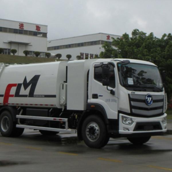 FTTB080C Engine Garbage Compactor Truck 18 Ton Electric Waste Collection Vehicles