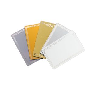 Double Sided Metal Aluminum Sublimation Business Card Blanks