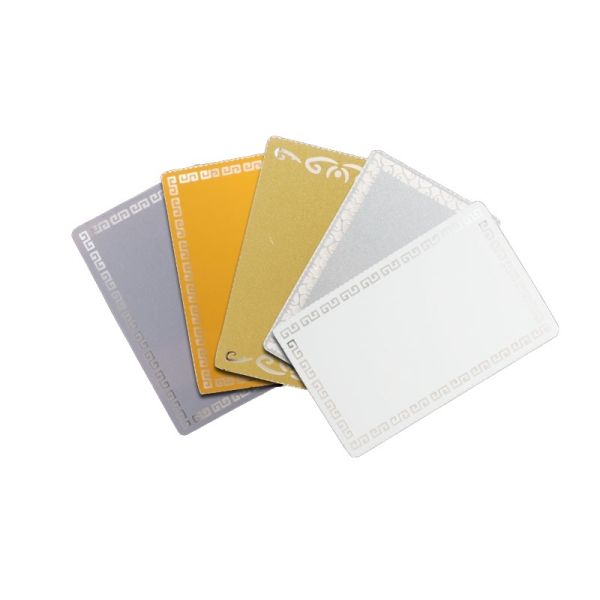 Double Sided Metal Aluminum Sublimation Business Card Blanks