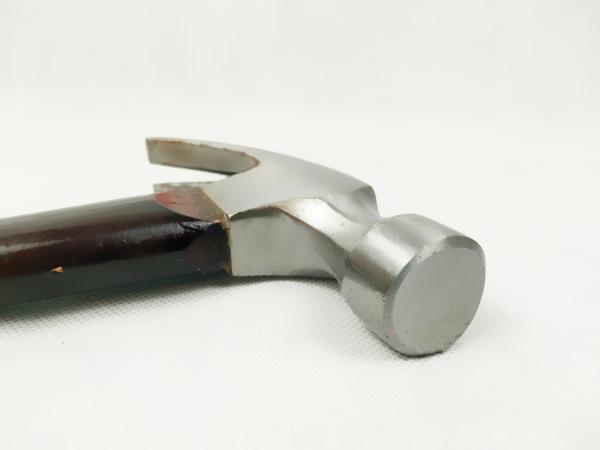 Colored Laser marking wooden handle and polishing surface Forged Steel Claw hammer