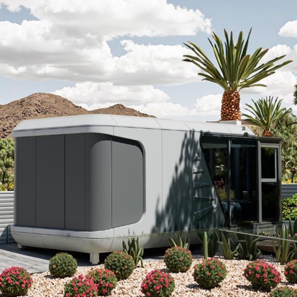 Prefabricated Apple Capsule Container Portable Outdoor Eco Capsule Room For Single Or Double In Luxury Space Capsule Hote