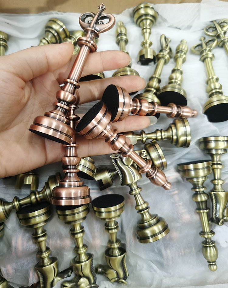 Customizable Logo High-grade Zinc Alloy Eco-Friendly Metal Chess Set for Chess Game Competition
