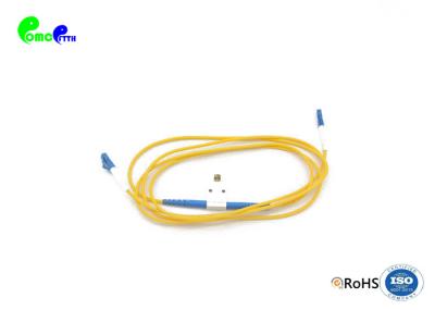 valores precisos personalizados cabo da atenuação do comprimento da manutenção programada 2.0mm do LC UPC SX do atenuador da fibra ótica 5dB