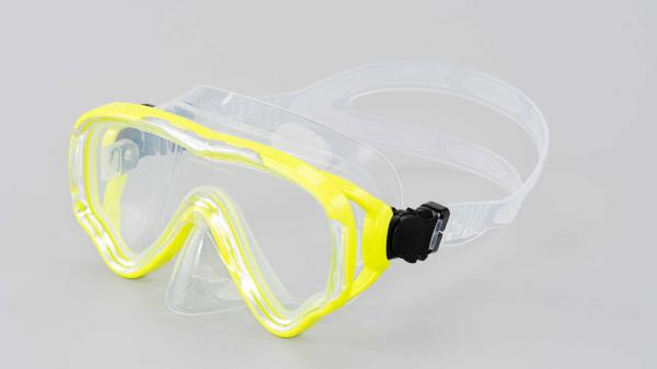 Silicone Scuba Diving Goggles Double Lens Fog Free Snorkel Mask Fall Resistance