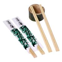 Bastões de bambu gravados a laser personalizados com logotipo personalizado Bastões reutilizáveis para uso doméstico em restaurantes