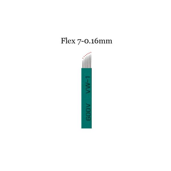 PCD Permanent Makeup Eyebrow Tattoo Needles For Manual Tattoo Pen 16 Pin Needle