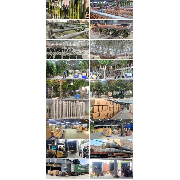 180cm 210cm Artificial Coconut Trees Fake Plants Large Green Palm Bonsai Decoration Room Floor Potted