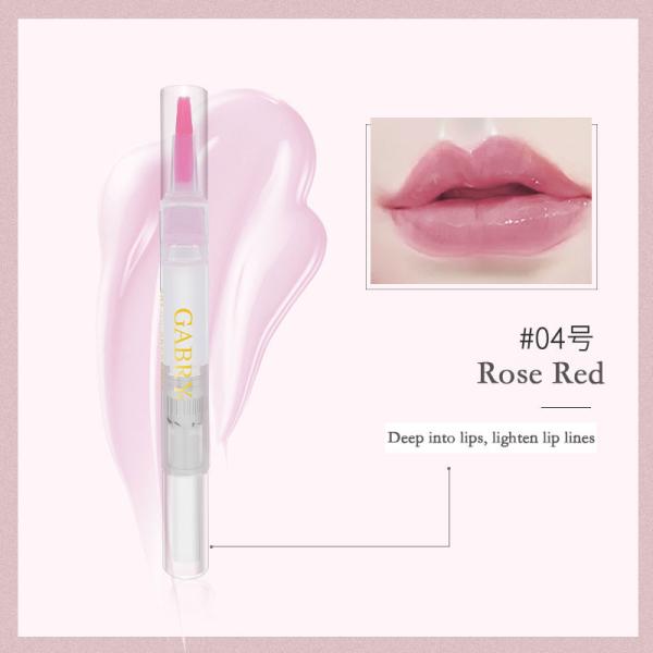 Eco Healthy Tattoo Ink Lipstick Lip Gloss Crystal Temperature Change Long Lasting Moisture Flowers Gold Foil Color