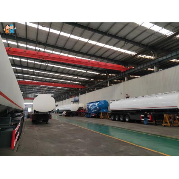 3 Axles 32000 Liters Liquid Tanker Trailer Carbon Steel Diesel Fuel Semi Tractor Trailers