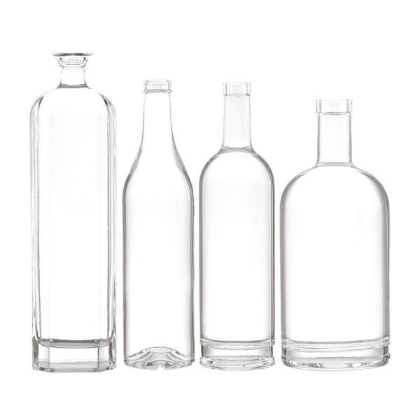 100Ml 375Ml 500Ml 700Ml 750Ml Custom Shape Clear Glass Bottle for in Energy Drinks