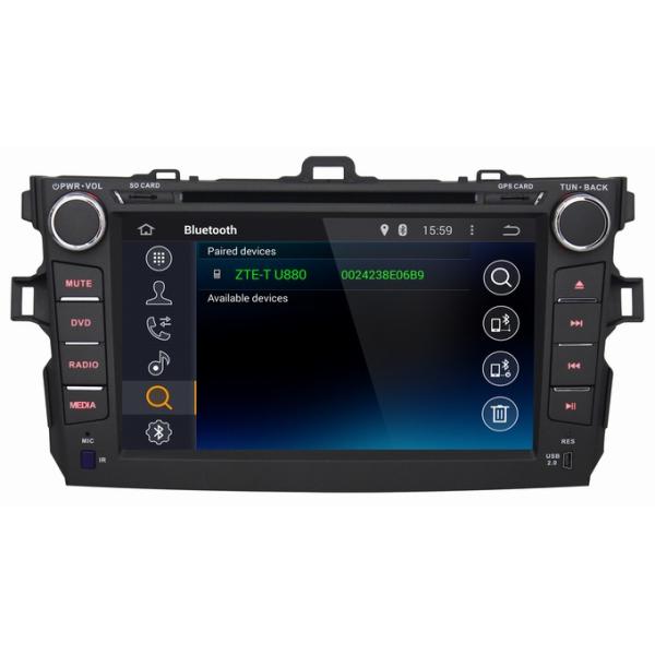 Ouchuangbo Car DVD Stereo System for Toyota Corolla 2008-2011 Android 4.4 3G Wifi BT Audio