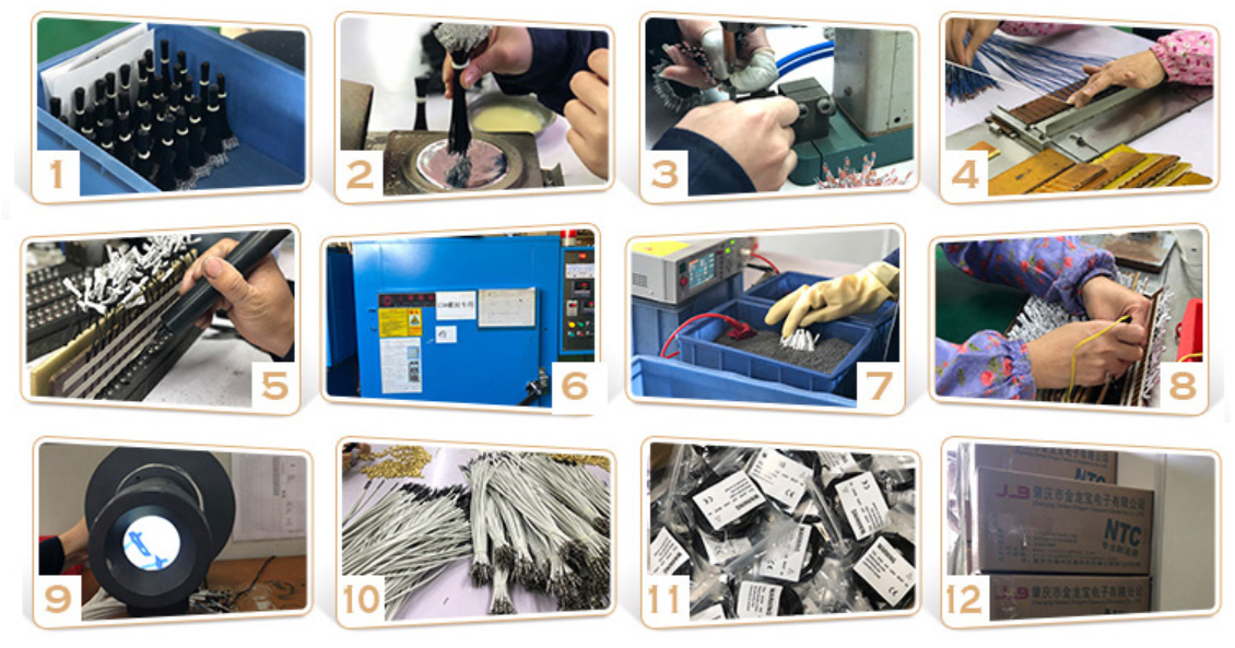 Водоустойчивый датчик температуры 5.5V NTC для кофеварки с зондом 10k