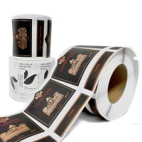 Self Adhesive Printing Waterproof Sticker Label For Vodka Wine Bottle