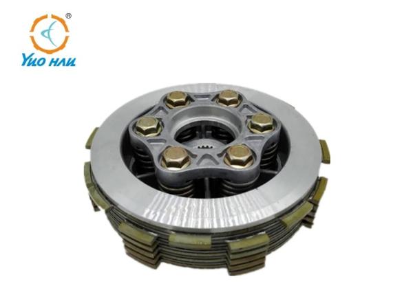 6 Hole 6 Plates Honda  CBZ UNICON  Motorcycle Clutch Center Comp / Motorcycle Clutch Parts ADC12 Silver