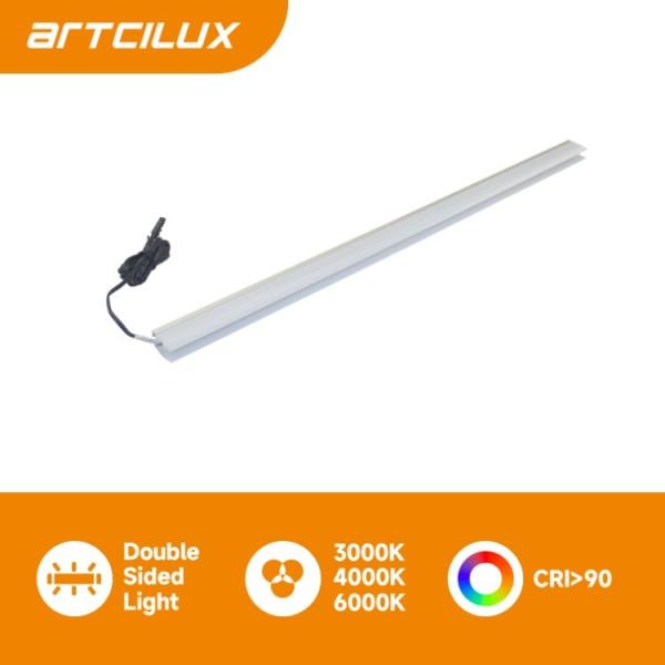 A2103 Voltage nominale 12V LED Lampes de verre 1000*25*14mm Intérieur 7,5W/m SMD2835 60PCS/M 3000/4000/6000K